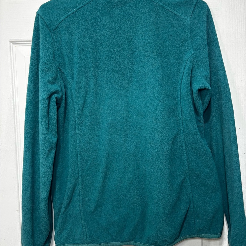 L.L. Bean Turquoise Fleece Jacket - Picture 5 of 5